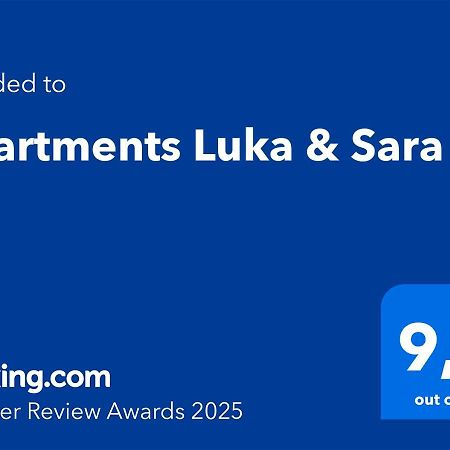 Apartments Luka & Sara Ζαντάρ Εξωτερικό φωτογραφία